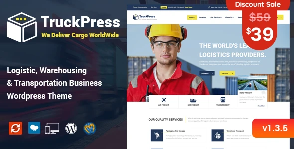TruckPress – Logistics & Transportation WP Theme