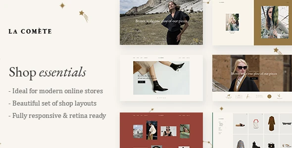 La Comète – Fashion and Clothing Store WordPress Theme