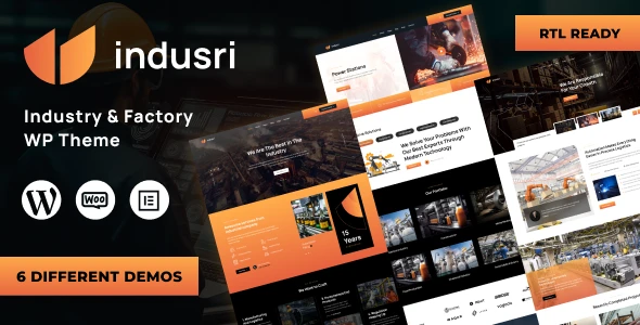 Indusri – Industry & Factory WordPress Theme