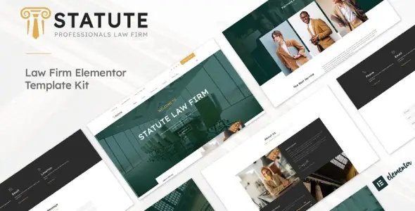 Statute – Law Firm & Attorney Elementor Template Kit