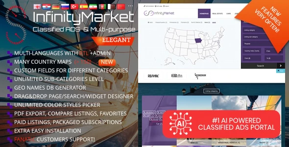 Classified Ads Script – Infinity Market