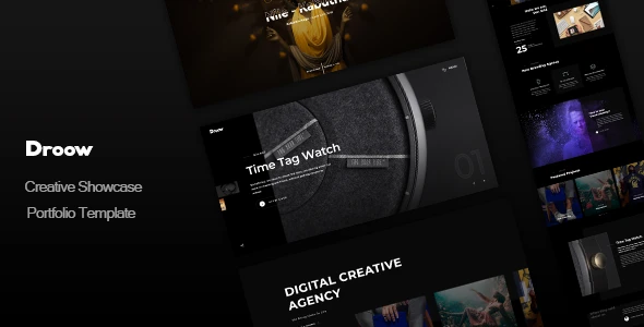 Droow – Creative Showcase Portfolio Template